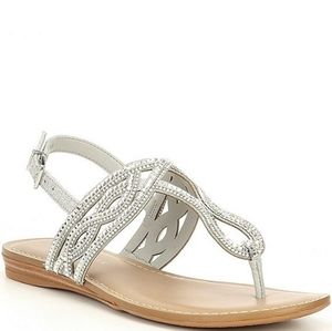 Alex Marie Pristen Jeweled Flat Sandals